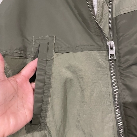 WATERPROOF PATCHWORK BOMBER‎ JACKET by Zara size xs - Picture 11 of 16